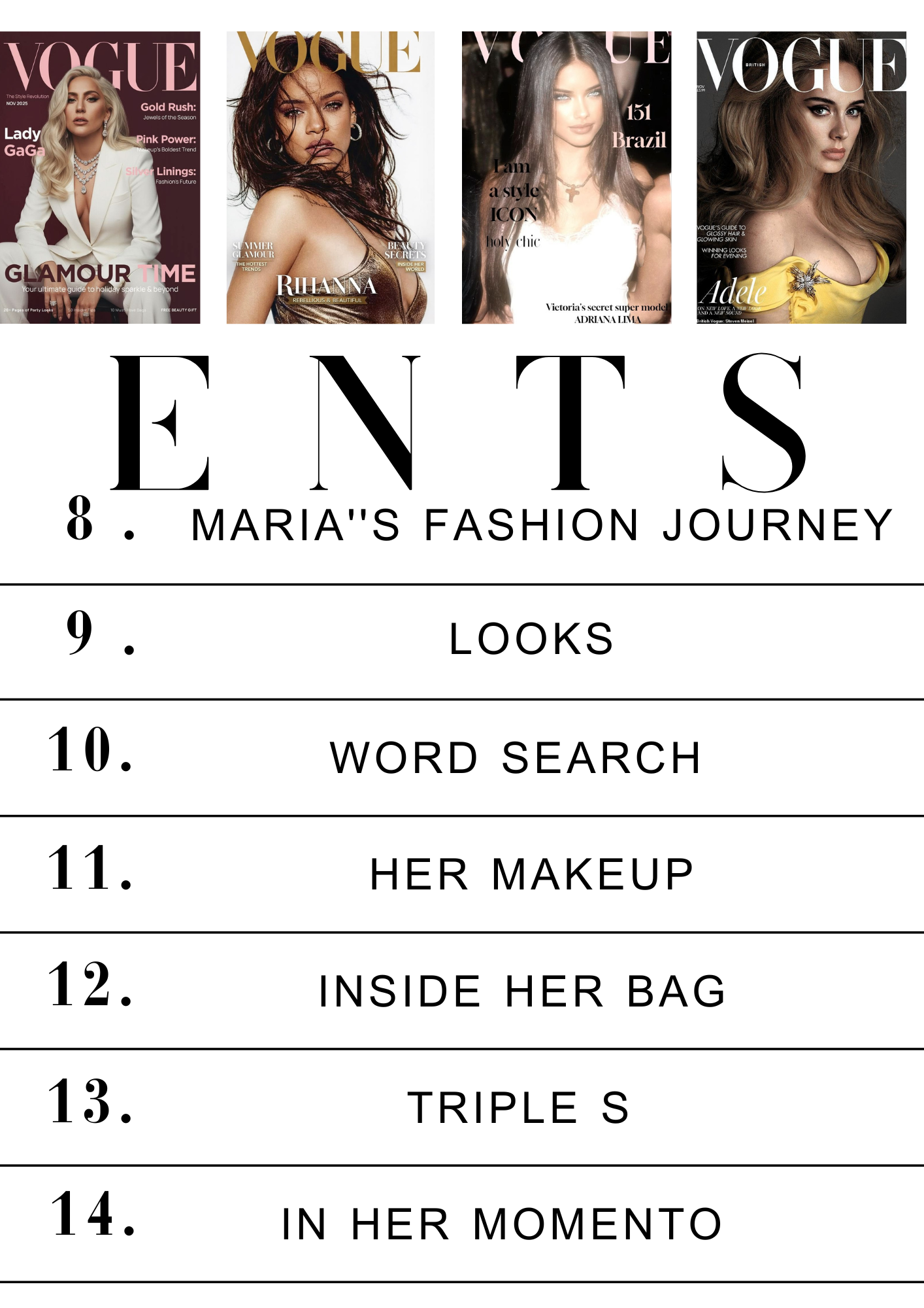 Magazine page three